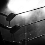 un ring de boxeo vacío